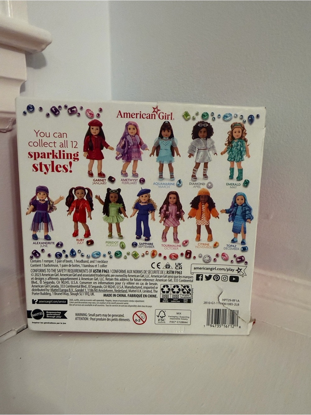 American Girl Teal Patterned Romper with Teal Boots & Headband - Picture 8 of 8